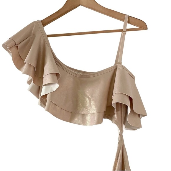 Boamar Anthropologie Ruffled Cut-Out One-Piece Swimsuit - Picture 6 of 9